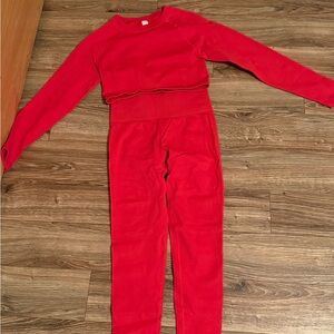 Amazon Red Two-Piece Lounge Set